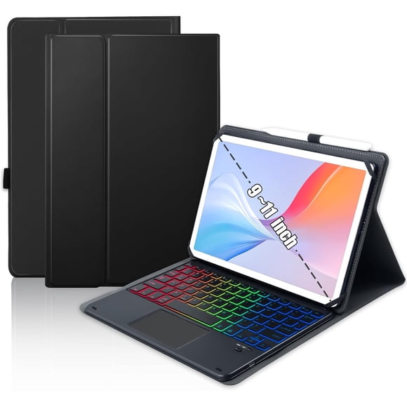 Funda Teclado MePadKey 9 a 11 inch RGB Touchpad