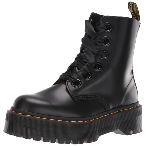 Zapatos Dr. Martens Molly Quad Retro Black Buttero Mujer