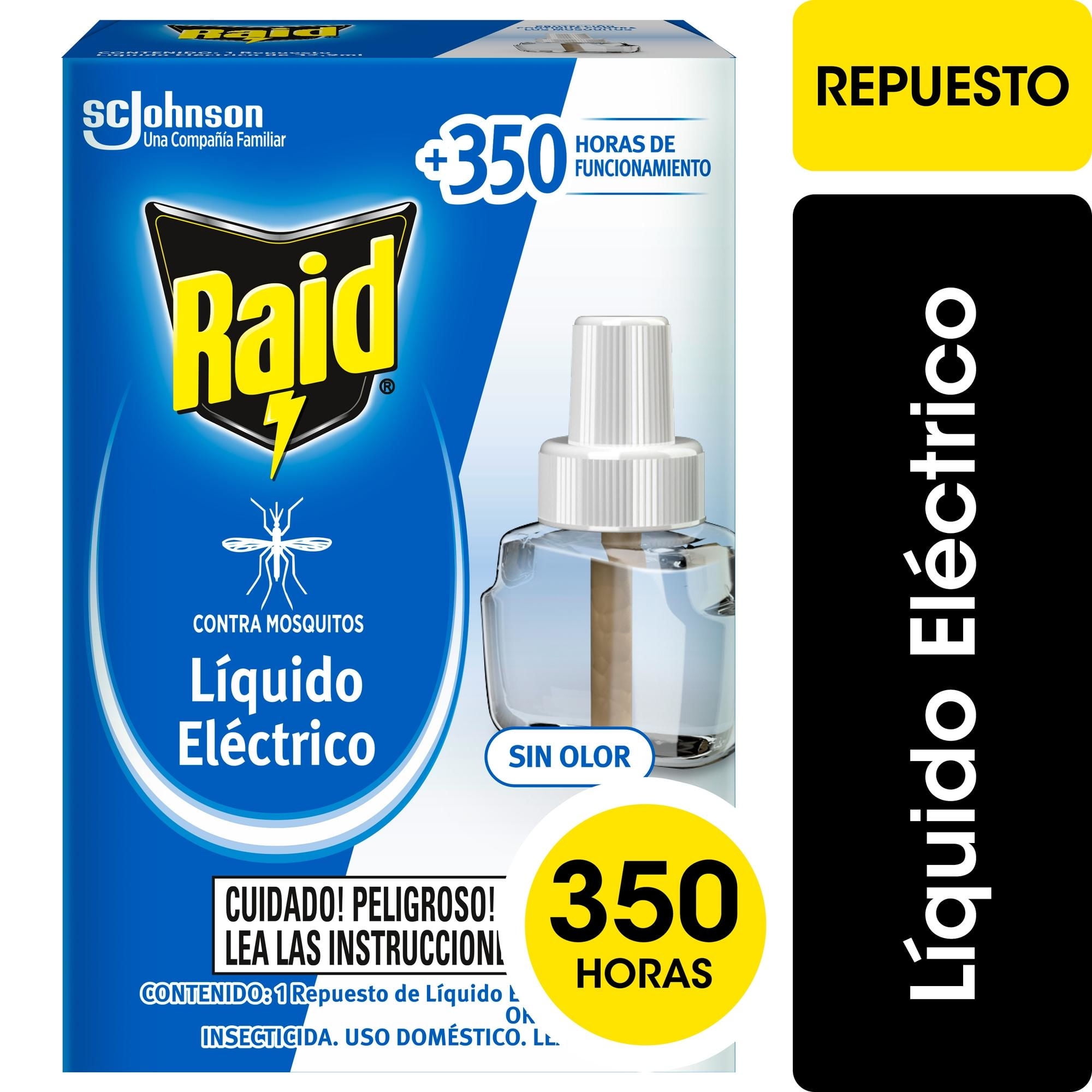 Raid - Insecticida Contra Mosquitos Líquido Eléctrico Repuesto 45 Noches