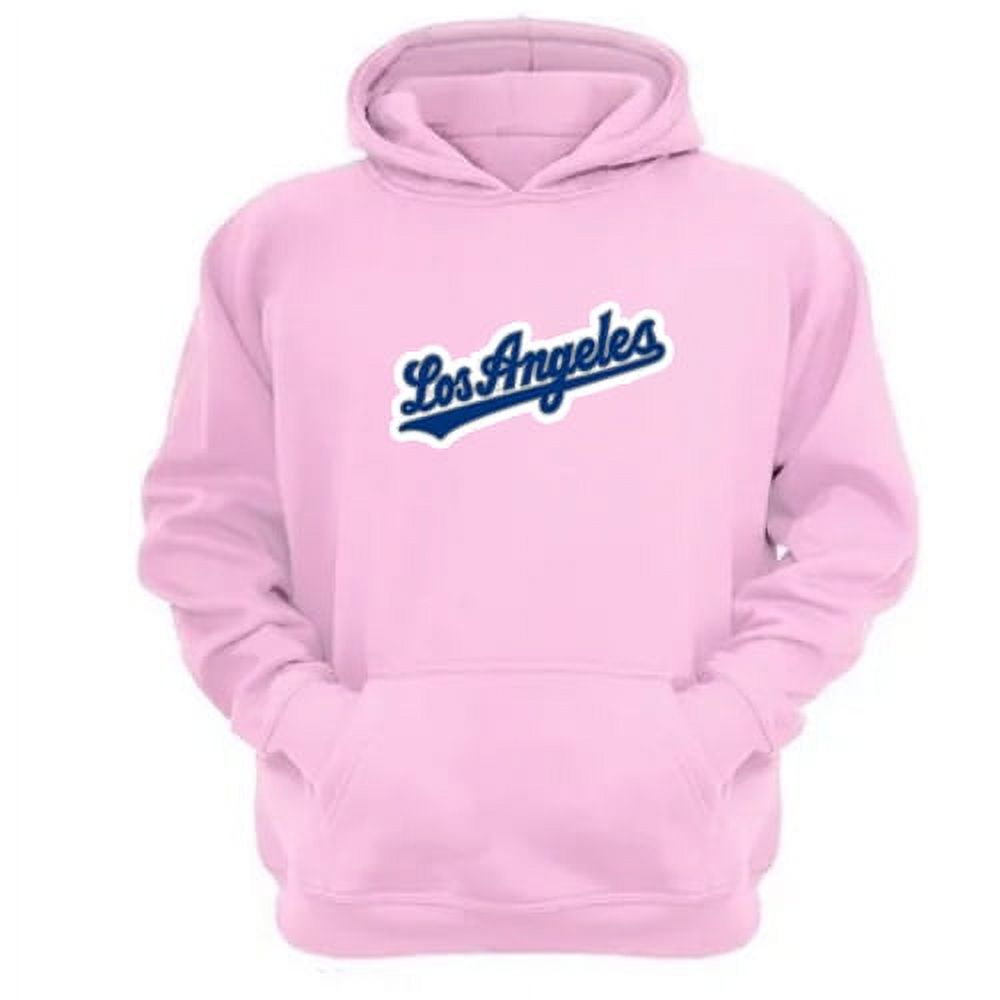 Genérico - Polerón Canguro Los Angeles Rosa Talla S Unisex