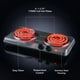 thumbnail image 3 of Parrilla Eléctrica Doble OVENTE BGC102S 1700W Acero Inoxidable, 3 of 7