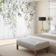 thumbnail image 2 of Cortinas Fereyis con hojas de eucalipto verdes, 160 x 160 cm, 2 paneles, 2 of 7