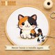 thumbnail image 4 of Portaagujas magnético Kraftex 3 unidades con diseño de gato, 4 of 7