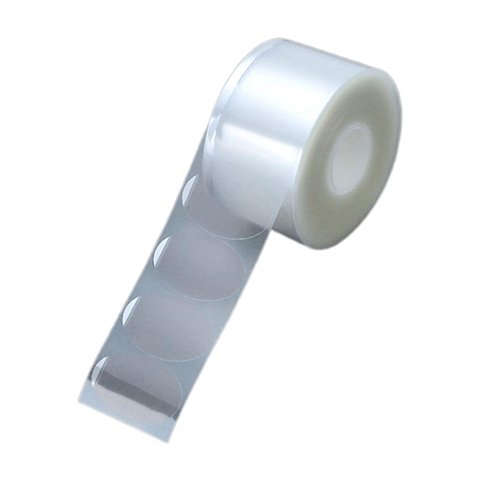 Ioensy - 1000 Uds Pegatinas Antideslizantes Para Gafas Quitar Sin Residuos Película Protectora Ovalada Sin Agujero