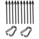 thumbnail image 1 of Juego de puntas de repuesto para bolígrafos EXTFOA S Pen, paquete de 10 unidades y 2 herramientas, color negro, 1 of 4