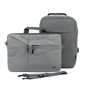 Levo - Mochila Con Puerto Usb 15 + Funda Notebook Gris 15,6