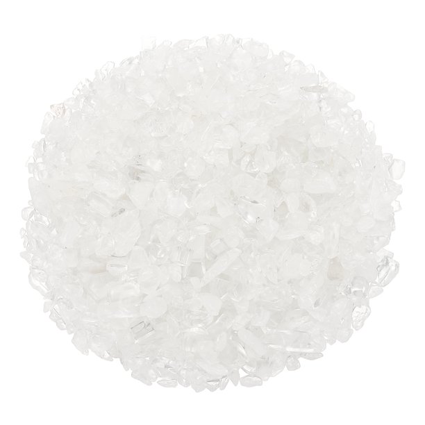 Uxcell Piedras de Chips de Cristal 0.44 Lb Grava de Acuario Rocas de Cuarzo Blanco 5-7 mm Destinado para Pecera