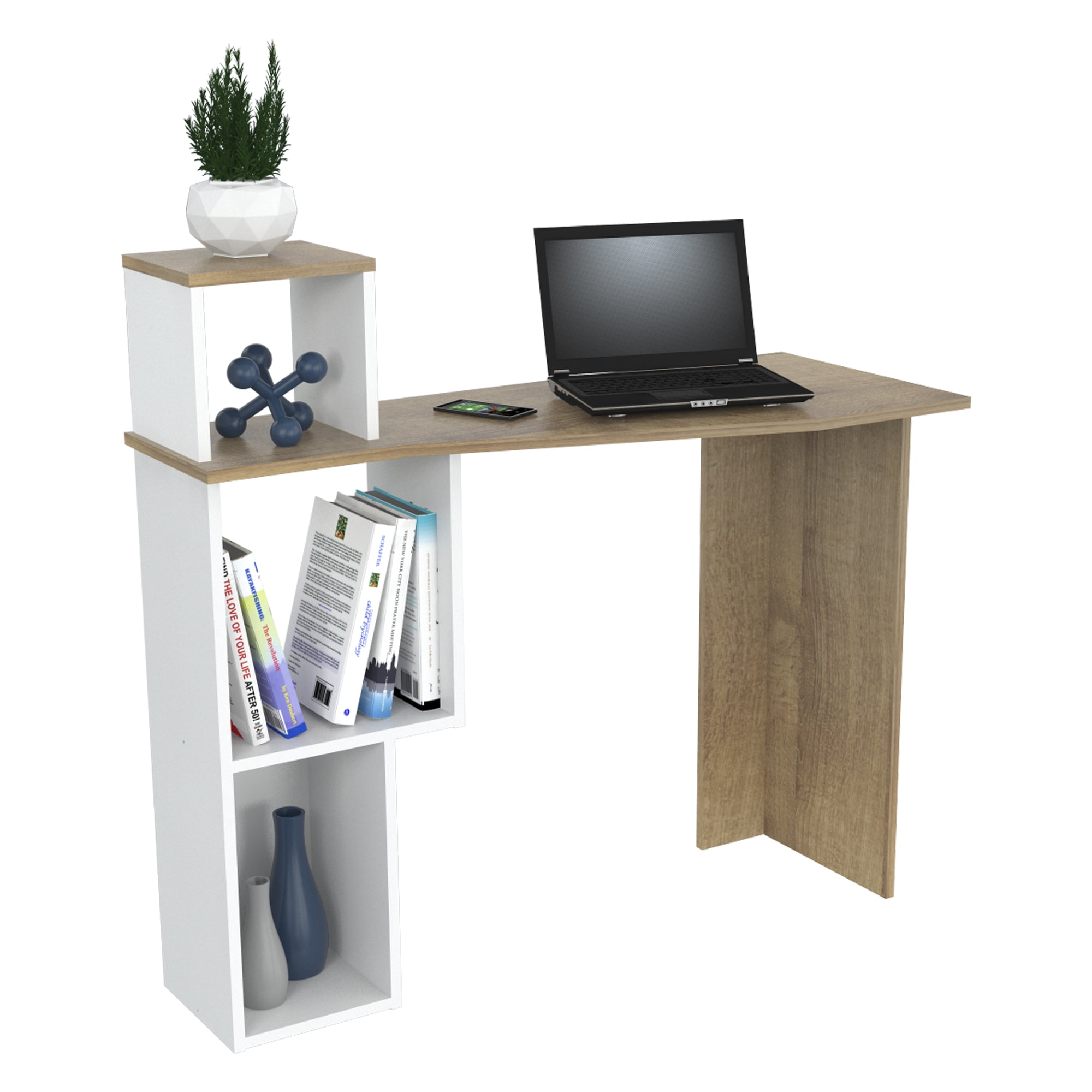 Inval - Escritorio Amaretto Blanco 95 X 100 X 40