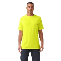 Remera Dickies Cooling De Manga Corta Con Bolsillo Amarillo Brillante Talle S
