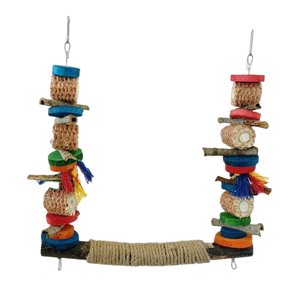 Ioensy - Bird Swing Stand Multicolor Bird Perch Cage Accesorios Para Periquito Guacamayo