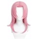 thumbnail image 1 of Xiao Hua Peluca sintética de 1 pieza, color rosa clavícula, cabello corto, peluca pre-peinada, peluca de cabello sintético liso y grueso, adecuada para fiestas temáticas., 1 of 3