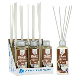 La Casa De Los Aromas - Pack De 6 Ambientador Mikado Coco 100Ml