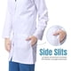 thumbnail image 3 of Bata de laboratorio NY Threads talla mediana blanca de manga larga, 3 of 6