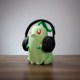 thumbnail image 3 of Figura Chikorita soporte para auriculares, 3 of 3
