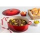 thumbnail image 3 of Horno holandés Le Creuset de hierro fundido esmaltado, 8 litros, color cereza, 3 of 4