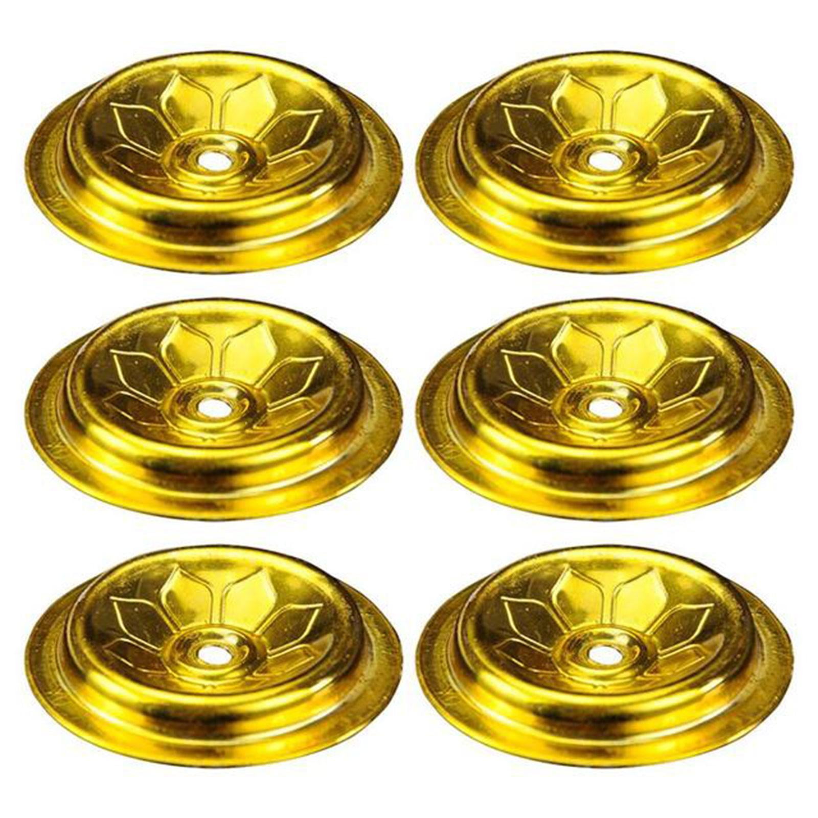 Bothyi - Lámpara De Aceite De 6 Piezas De Aceite Floting Wicks Soporte De Aluminio Candeler Bitter Wicks Racks