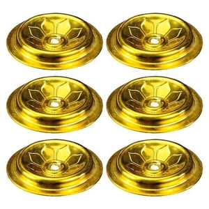 Magideal - 12 Uds. De Mechas Flotantes Para Lámpara De Aceite, Soporte De Disco, Accesorios Para Hacer Velas, Portavelas De Aluminio, Mechas De Aceite, Soportes , L L