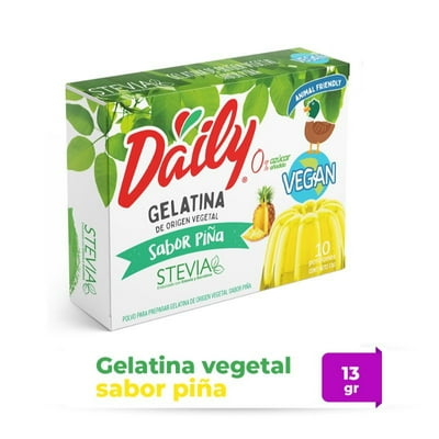 Gelatina Vegana Piña 13 G Daily