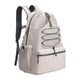thumbnail image 3 of Bolsa De Tenis, Bolsa De Bádminton, Mochila Con Cierre De Cremallera Para Raqueta De Tenis, Bolsa De Deporte Beige, 3 of 5