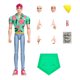 thumbnail image 1 of KPop Demon Hunters Saja Boys Abby Soda Pop Figura 17 cm, 1 of 4
