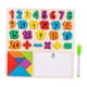 thumbnail image 1 of Puzzle Matching Board Juguetes Educativos Para Niños Niñas Niños Edades 3 4 5 Y Más Número, 1 of 5