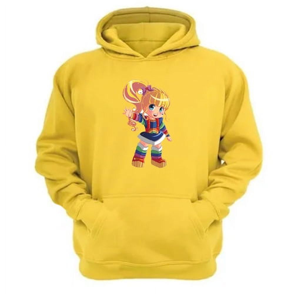Genérico - Polerón Canguro Rainbown Brite Amarillo Talla M Unisex
