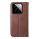 thumbnail image 3 of Funda Flip FOXDOCK para Xiaomi 14 , Estilo Billetera con Diseño Rombo, Correa de Mano y Soporte, Uso Diario, 3 of 6