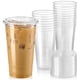 thumbnail image 1 of Vasos de plástico aptos para preparación de comidas, 50 unidades, 950 ml, con tapas planas transparentes, 1 of 6