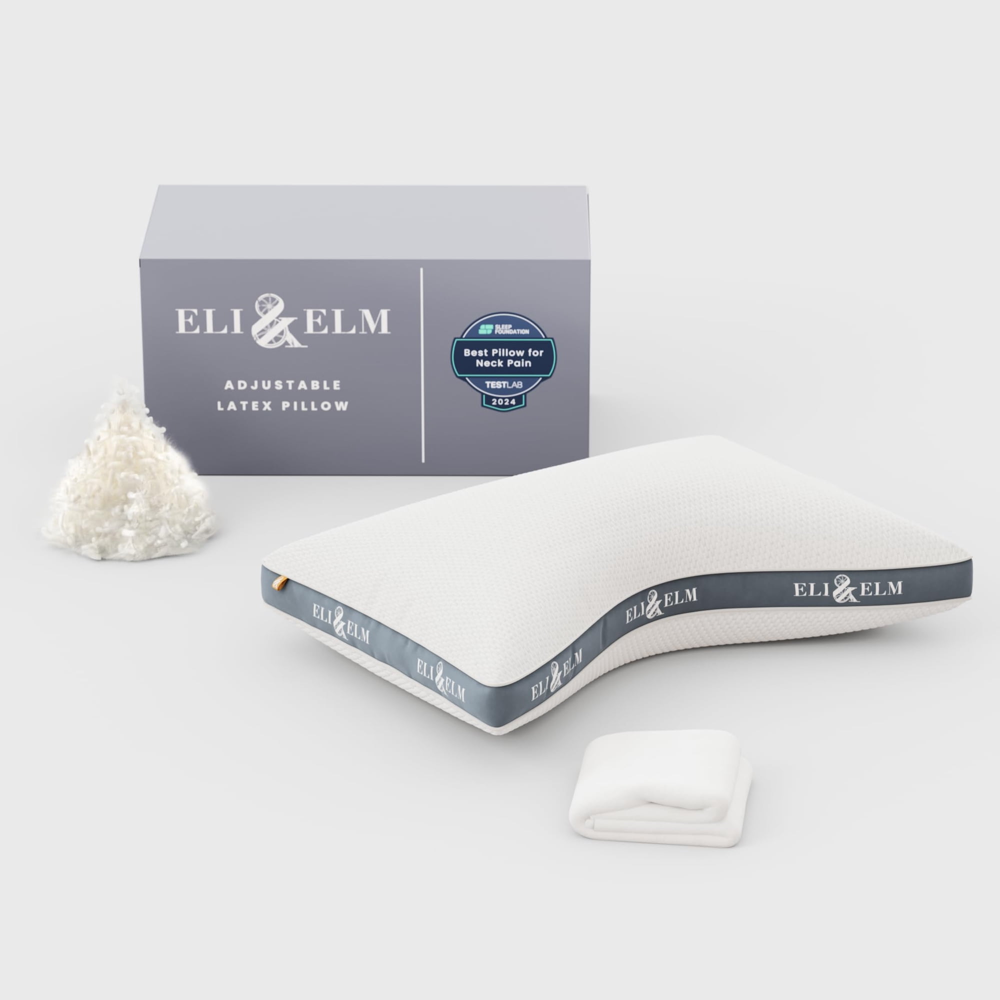 Almohada Ergonómica Eli & Elm Para Dormir De Lado Para Aliviar El Dolor De Cuello
