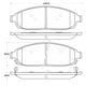 thumbnail image 1 of Pastillas Freno para auto ALLIED NIPPON ADB36028, 1 of 2