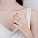 thumbnail image 5 of Anillos de Corazón para Mujer, Anillos de Compromiso y Boda de Plata Esterlina 925, Anillo de Diamante de Moissanita 1 Uds Color D VVS1 para Aniversario y Promesa con Certificado, 5 of 8