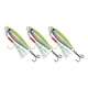 thumbnail image 1 of 3x Señuelos de Pesca, señuelos Jigging, señuelos duros de agua dulce, señuelo de hundimiento simulado, aparejos de pesca, cebos de pesca, plantillas Verde, 1 of 5