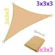 thumbnail image 3 of Toldo Vela Triangular Impermeable Para El Sol 3x3x3, 3 of 5