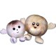 thumbnail image 1 of Peluche Planet Toy Celestial Buddies Plutón y Caronte, 1 of 3