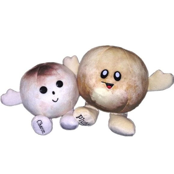 Peluche Planet Toy Celestial Buddies Plutón y Caronte
