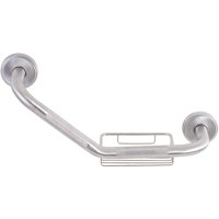 Metalhsa - Barra De Seguridad Inoxidable Con Tapa Y Jabonera De 40 Cm