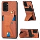 thumbnail image 1 of Funda Resistente para Xiaomi Redmi Note 10 4G con Tarjetero y Soporte, Diseño Magnético Marrón, 1 of 5