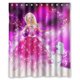 thumbnail image 1 of Cortina de ducha de Barbie en un cuento de hadas, juego de cortinas de baño con ganchos, tamaño 60 x 72 pulgadas, 1 of 3