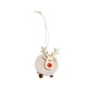 thumbnail image 2 of Navidad Reno Figuras Decoración Elk Deer Doll Para Año Nuevo Jardín Blanco, 2 of 3