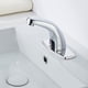 thumbnail image 3 of Grifo de fregadero de baño sin tacto, grifo de sensor automático de movimiento con placa de cubierta de agujero, cromo para baño de agua, 3 of 3