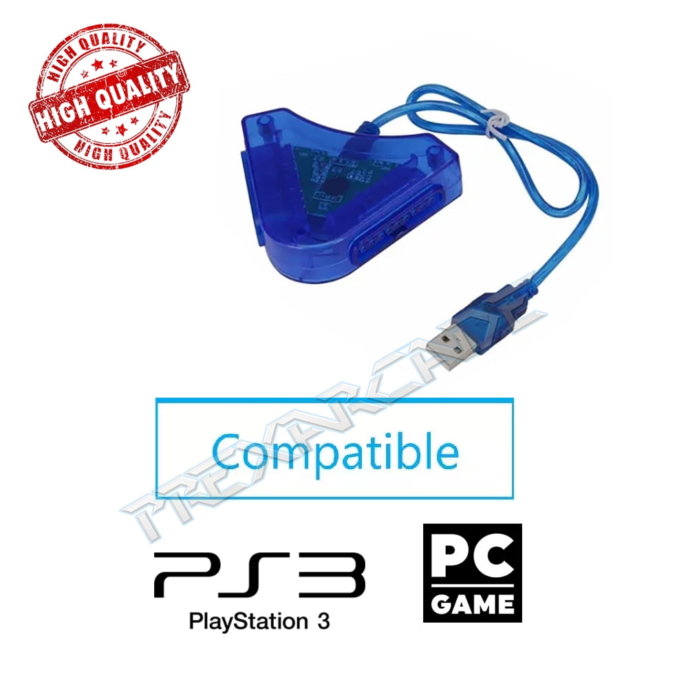 Oem - Adaptador Conversor Para Ps2 Ps1 A Pc Play Station 2 A Usb