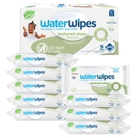 Toallitas Waterwipes, Sin Plástico, Texturizadas Y Limpias, 540 Unidades