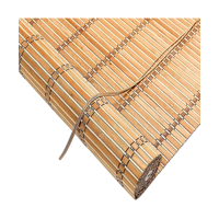 Genérico - Cortina Persiana Enrollable Bambú 90X120 Cm Marrón Y Beige