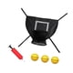 thumbnail image 1 of Juego de Accesorios para Aro de Baloncesto de Trampolín, Accesorios para Trampolines con 3 Mini Balones de Baloncesto Y 1 Bomba para La Mayoría de Los Bola amarilla, 1 of 5
