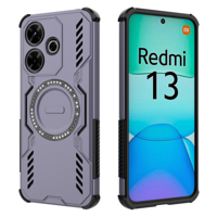 Funda Foxdock Para Xiaomi Poco M6 4G , Magnética, Resistente A Golpes, Con Soporte, Unisex, Carga Inalámbrica