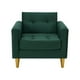 thumbnail image 1 of Sofa Retro 1c Felpa 01 Verde Botella, 1 of 6