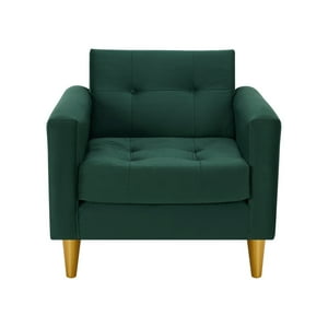 Bodevir - Sofa Retro 1C Felpa 01 Verde Botella