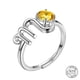 thumbnail image 1 of Stunning 925 Sterling Silver Constellation Ring with Zircon Adjustable Design - Perfect Gift for Women, 1 of 5