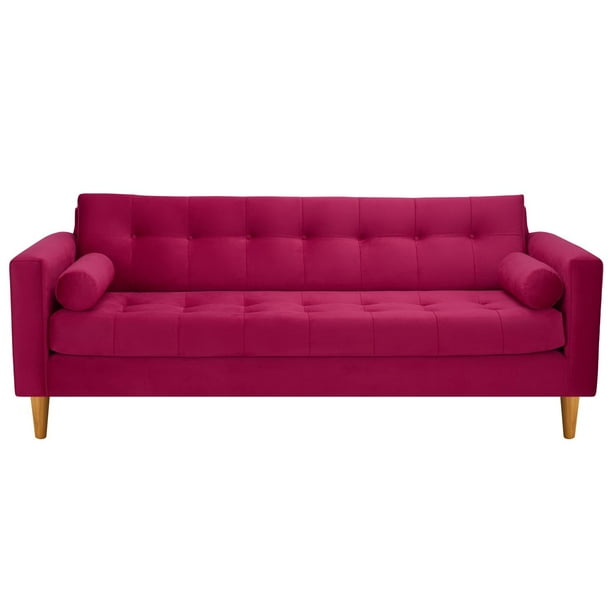 Sofa Retro 3cg Felpa 04 Burdeo