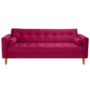Bodevir - Sofa Retro 3Cg Felpa 04 Burdeo